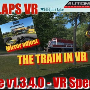 Automobilista 2 - UPDATE v1.3.4.0 - VR Special - Mirror Adjust - The Train - ICM -  JUST 2 LAPS VR