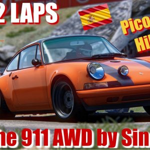 Singer Porsche 911 AWD - Hillclimb - Pico Veleta Spain - 4K hyper real - Assetto Corsa - JUST 2 LAPS