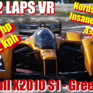Insane Hotlap on the Nordschleife with the Red Bull X2010 - Less than five minutes - JUST 2 LAPS VR