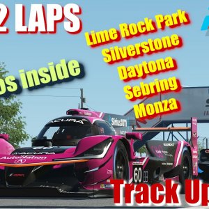 rFactor2 - Track Updates - Daytona - Lime Rock Park - Silverstone - Sebring - Monza - JUST 2 LAPS