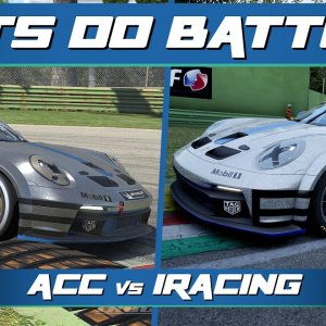 ACC vs IRACING - Battle of the Porsches !
