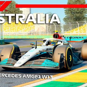 F1 2022 Australian  - Lewis Hamilton Onboard Lap | Mercedes AMGF1 W13 - Assetto Corsa