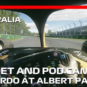 [#AssettoCorsa] Daniel Ricciardo Helmet and Onboard Cam | 2022 Australian Grand Prix