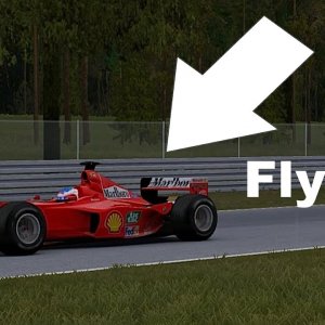 Assetto Corsa - Pure V10 F1 Fly Bys at Hockenheim 2000