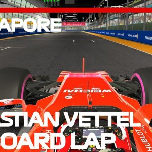 F1 2017  Singapore Sebastian Vettel Onboard - Assetto Corsa