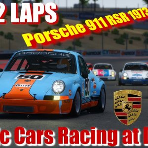 Classic Cars Racing at Dubai - Porsche 911 RSR 1973 - 4k Ultra Quality - JUST 2 LAPS