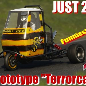 The funniest car to drive in Assetto Corsa -  Ape Prototype "Terrorcarro" - 4K Ultra - JUST 2 LAPS