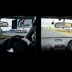 Assetto Corsa vs Real life - Honda Integra Type-R at Tsukuba Circuit