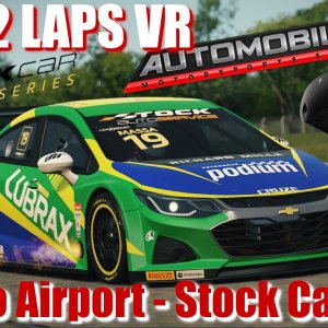 Automobilista 2 - Update - Galeao Airport - Stock Car 2022 - Car of Felipe Massa - JUST 2 LAPS VR
