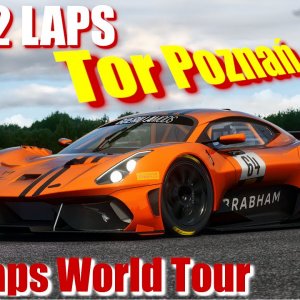Two Laps World Tour - Tor Poznań - Poland - Brabham BT63 GT2 - 4K Ultra Quality - JUST 2 LAPS