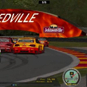BMW M3 GT2 E92 @ Road America - New Replay Cam v.1.2 - FIFA WorldCup 2010 for rFactor