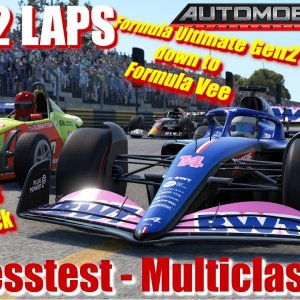 Automobilista 2 - AI Stresstest at Interlagos - Multiclass - Formula Cars - 4K Ultra - JUST 2 LAPS