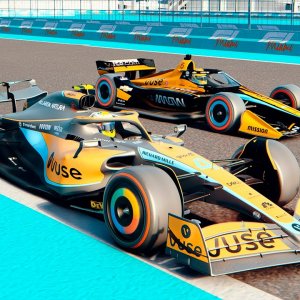 F1 2022 vs Indy Car - Miami Grand Prix | Lando Norris vs Pato O’Ward | Assetto Corsa Reshade