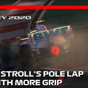 Lance Stroll's Pole Position but with better asphalt grip