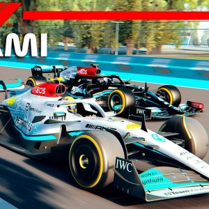 F1 2022 (W13) vs F1 2021 (W12) - Mercedes AMGF1 | Miami GP | Assetto Corsa