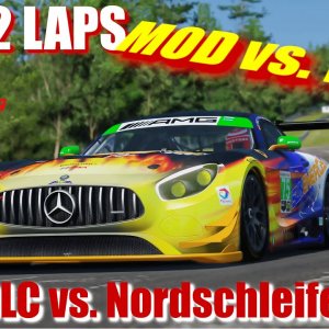 rFactor2 - MOD versus DLC - Nurburgring Nordschleife - Which one do you prefer ? - 4k - JUST 2 LAPS