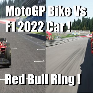 Ferrari F1-75 F1 Vs RC213V [ MotoGP VS F1 ] Comparison At Red Bull Ring 4k