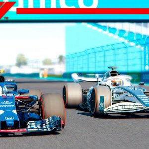 F1 2022 (AT03) vs F1 2018 (STR13) | Miami GP | Assetto Corsa