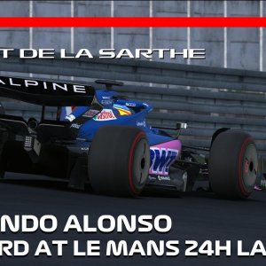[#AssettoCorsa] F1 2022 Circuit de la Sarthe | Alpine A522 | Fernando Alonso Onboard