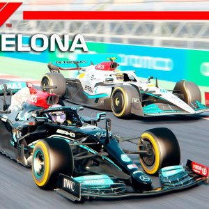 F1 2022 (W13) vs F1 2021 (W12) - Mercedes AMGF1 | Barcelona Circuit | Assetto Corsa Reshade