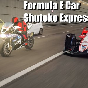 Formula E Car Goes Full Speed On Shutoko Express Way | Assetto Corsa Traffic Mod