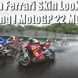 Aprilia Ferrari Livery Looks Beautiful ! MotoGP 22 [ PC ] Ultra Graphics Mod ! 4K