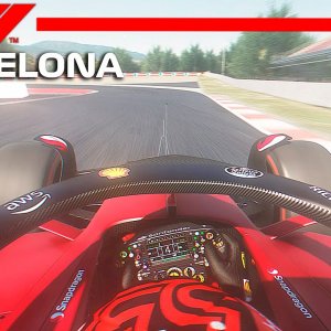 F1 2022 Spanish GP | Carlos Sainz Onboard Lap - Scuderia Ferrari F1-75 | Assetto Corsa RESHADE