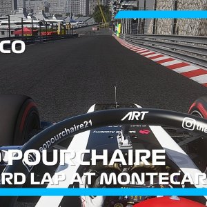 F2 2022 | Circuit de Monaco | Theo Pourchaire Onboard | #AssettoCorsa