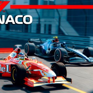 F1 2022 (FW44) vs F1 1998 (FW20)  | Monaco GP | Assetto Corsa Reshade