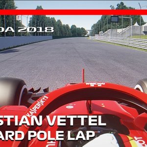 Sebastian Vettel Pole Lap at Montreal | 2018 Canadian Grand Prix | #assettocorsa