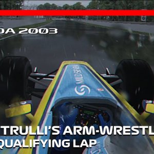 Jarno Trulli's Arm-Wrestling Friday-Quali Lap | 2003 Canadian GP | #assettocorsa