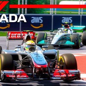 F1 2022 (W13) vs F1 2012 (MP4-27) - Lewis Hamilton | Canada GP | Assetto Corsa Reshade