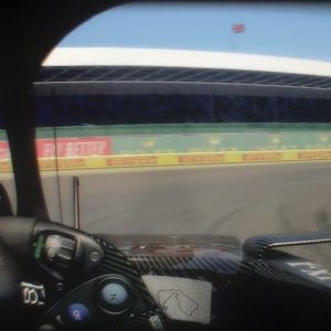 F1 2022 Daniel Ricciardo #3 Helmet Cam @ Silverstone