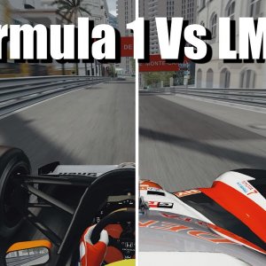 Old McLaren MP4\5B Vs NEW Toyota TS050 LMP1 | Comparison At Monaco