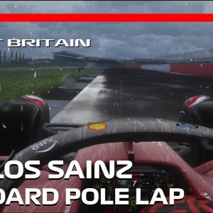 Onboard Lap of Carlos Sainz' Maiden Pole Position | 2022 British Grand Prix #assettocorsa