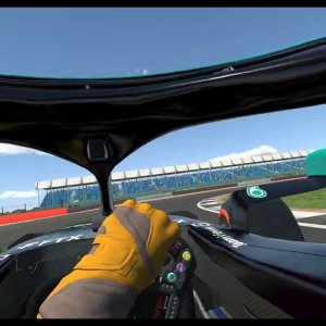 iRacing F1 Mercedes-AMG W12 E Performance Qualy Run Silverstone