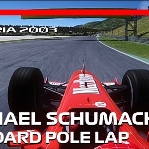Michael Schumacher's Pole Lap at A1 Ring | 2003 Austrian GP