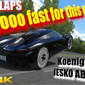 Koenigsegg Jesko Absolut - This car is too fast for this world ! - Assetto Corsa - JUST2LAPS