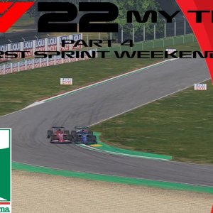 F1 22 My Team Part 4 Imola FIRST SPRINT RACE WEEKEND