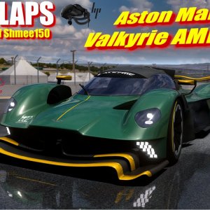 JUST 2 LAPS driving the cars of Shmee150 - Aston Martin Valkyrie AMR Pro Laguna Seca - Assetto Corsa