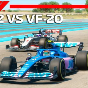 F1 2022 (A522) vs F1 2020 (VF-20) | Paul Ricard Circuit | Assetto Corsa