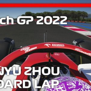 F1 2022 French GP Guanyu Zhou Onboard Qualifying - Assetto Corsa