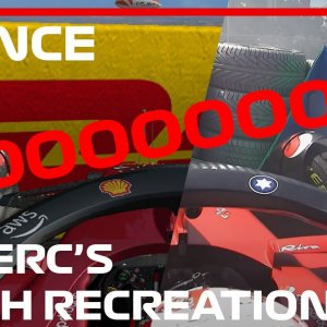 Leclerc Crashes Out Of The Lead! - F1 2022 French GP | rFactor Recreation | F1 22 by SPM CE 1.8