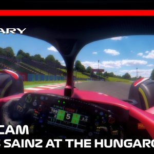 Visor Cam at the Hungaroring with Carlos Sainz | 2022 Hungarian Grand Prix #assettocorsa #f1