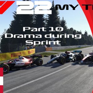 F1 22 My Team Part 10 Insane Austrian Sprint Weekend