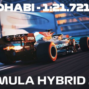 Abu Dhabi (2021) World Record | Formula Hybrid 2021 - 1:21.721 | Onboard & Driver's Eye Cameras