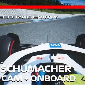 Visor Cam and Onboard with Mick Schumacher at Mid-Field Raceway | #assettocorsa