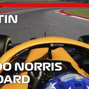 F1 2021 Austin Texas Lando Norris Onboard - Assetto Corsa