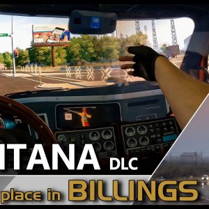 Montana DLC | Buying a place up in BILLINGS | American Truck Simulator GoPro POV !