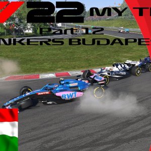 F1 22 My Team Part 12 BONKERS BUDAPEST RACE